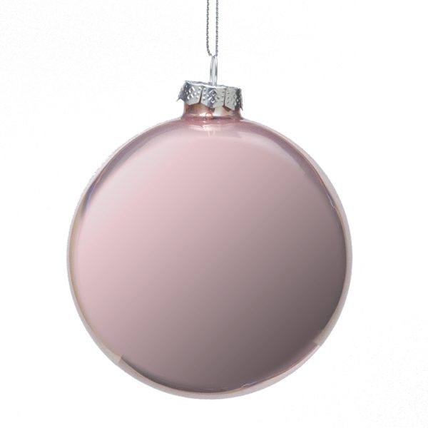 Glass Ball Pearl Pink,D.8cm