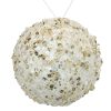 Sequin deco ball Champagne,10cm