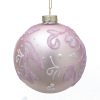 Glass Ball Pearl Pink,D.8cm