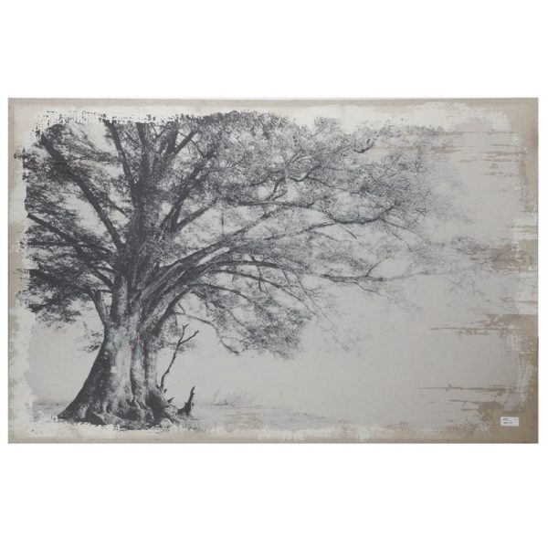 Artekko Arboreal Πίνακας Καμβάς Ξύλο Καμβάς Γκρι (150×3.8×100)cm