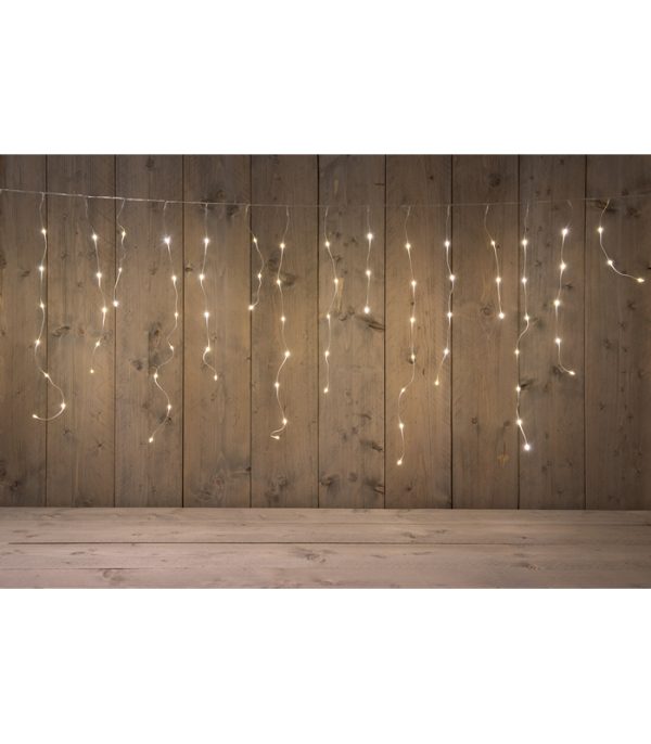 Φωτακια Κουρτινα ICICLE 180LED⁄360X70CM Θερμο Λευκο – 5M Καλωδιο Διαφανες – 36 STRINGS 3⁄5⁄7⁄3⁄5⁄7