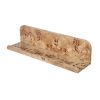 Artekko Burl Ράφι Επιτοίχιο MDF Φυσική Απόχρωση (60x12x12)cm