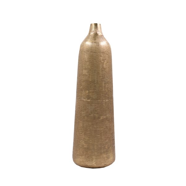 BOTELLA Βαζο Αλουμινιο Χρυσο 15x15xH51cm