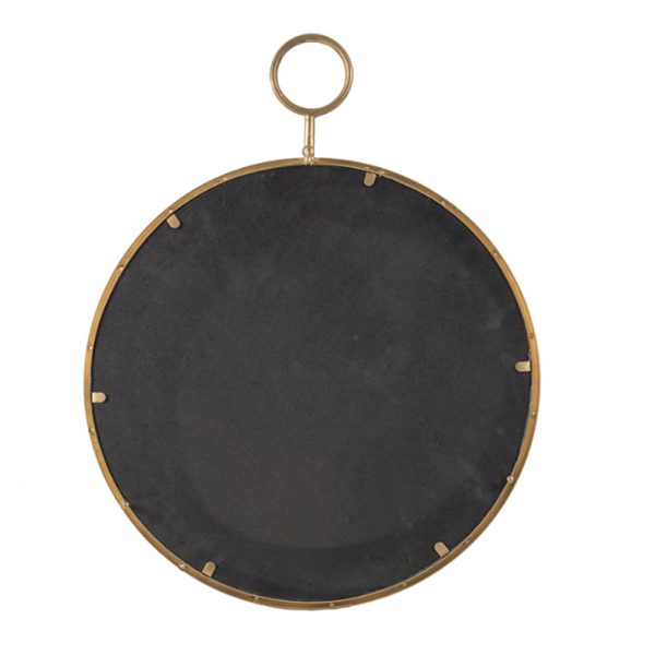 Artekko Mirror Καθρέπτης Τοίχου Μέταλλο Γυαλί Χρυσό (57×4.5×72)cm