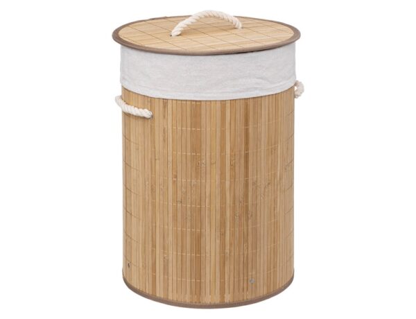 Καλάθια Για Άπλυτα ROUND BAMBOO LAUNDRY BASKET 48 FIVE 174780