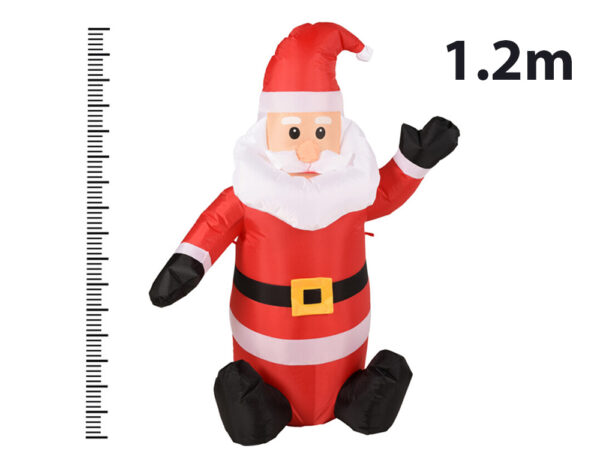 Εορταστική Διακόσμηση Μεγάλου Μεγέθους SANTA INFLATABLE W⁄LED 120CM DH8991000