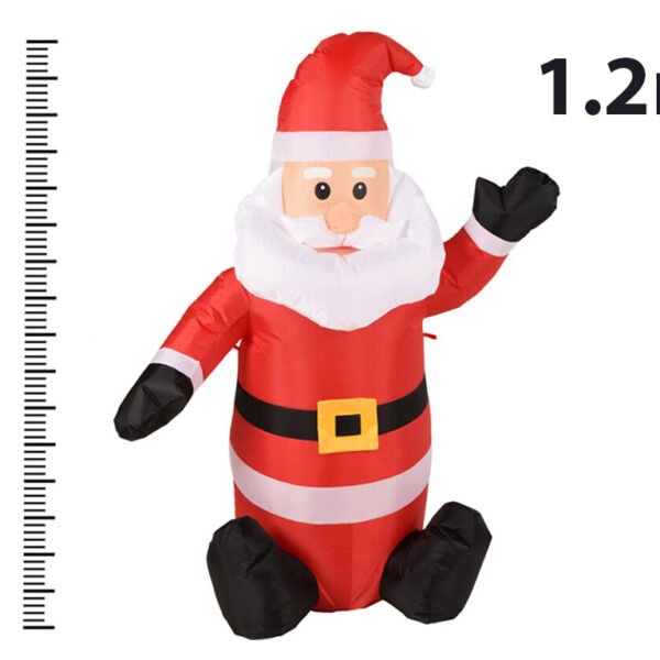 Εορταστική Διακόσμηση Μεγάλου Μεγέθους SANTA INFLATABLE W⁄LED 120CM DH8991000