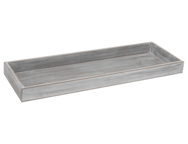 Δίσκοι DECO TRAY 14X40CM GREY WASH ACC670600