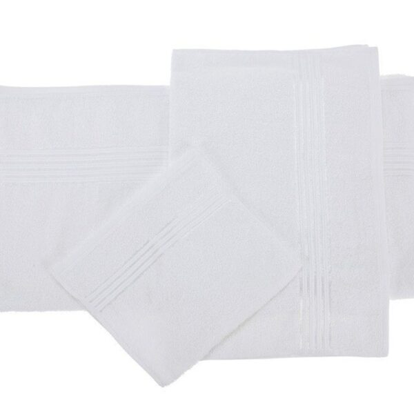 Πετσέτες Μπάνιου TOWEL SET OF 3 SIZES WHITE HD1001240