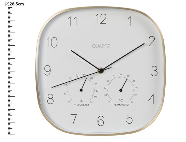 Ρολόγια Εσωτερικοΰ Χώρου WALL CLOCK ALU DIA285X40MM 837362240