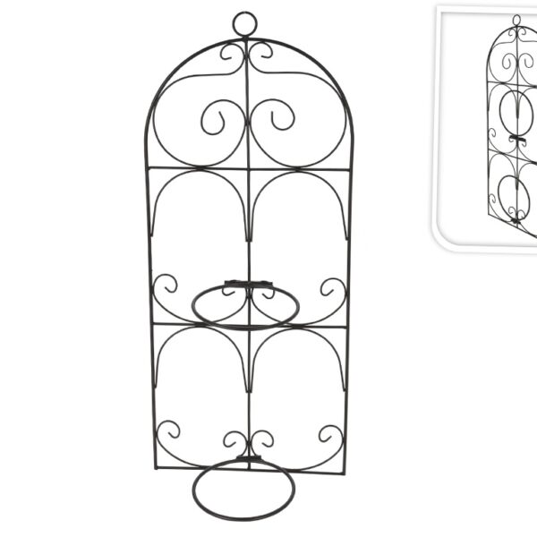 Διακόσμηση & Οργάνωση Μπαλκονιοΰ FLOWER RACK 70X29CM BLACK 138000250