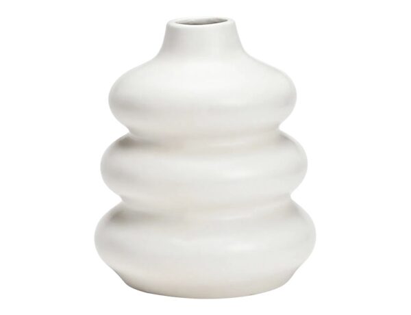 Διακόσμητικά Στοιχεία VASE CERAMIC WHITE (W⁄H⁄D) 16X20X16CM