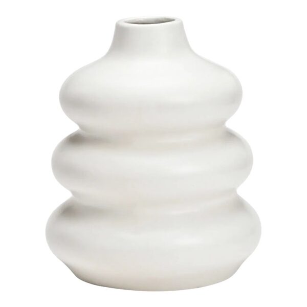 Διακόσμητικά Στοιχεία VASE CERAMIC WHITE (W⁄H⁄D) 16X20X16CM