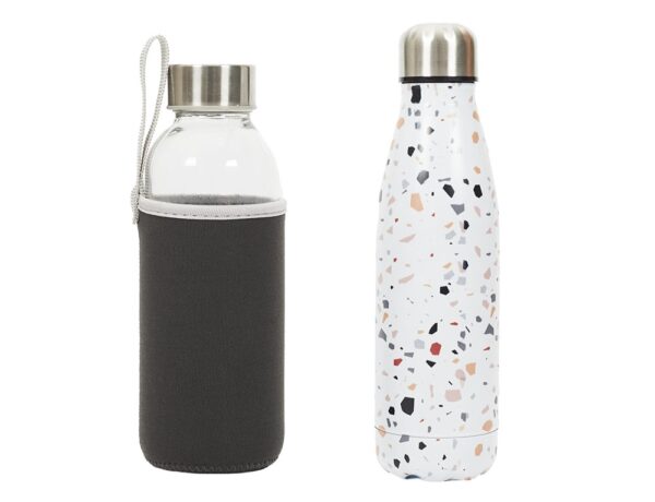 Θερμός 2 BOTTLE SET GLASS AND INSULATED 50CL KA5602