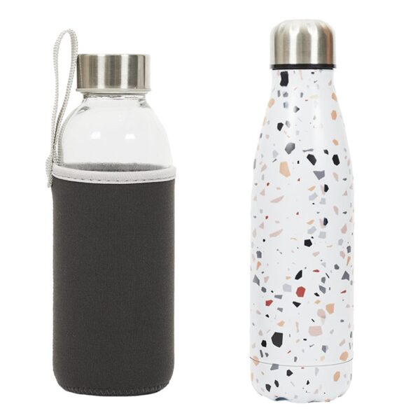 Θερμός 2 BOTTLE SET GLASS AND INSULATED 50CL KA5602