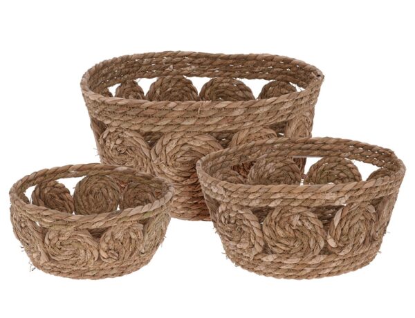 Καλάθια BASKET SET CATTAIL 3 SIZES KR2002170