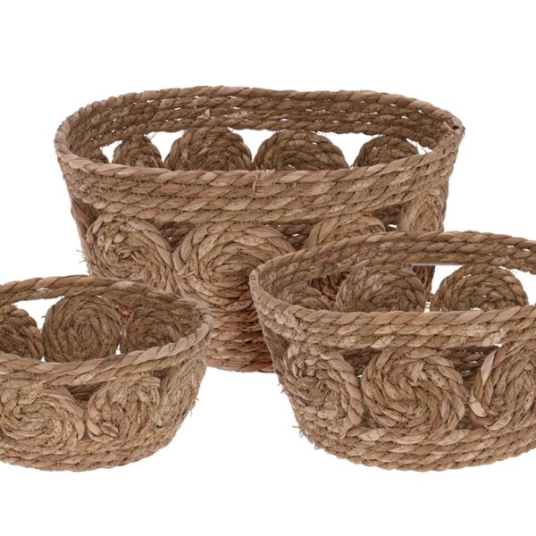 Καλάθια BASKET SET CATTAIL 3 SIZES KR2002170