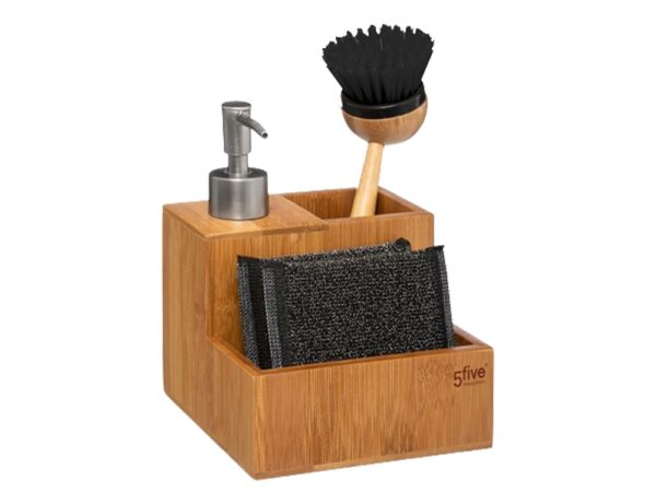 Οργάνωση Νεροχΰτη BAMBOO DISPENSER + SPONGE+ BRU 167770