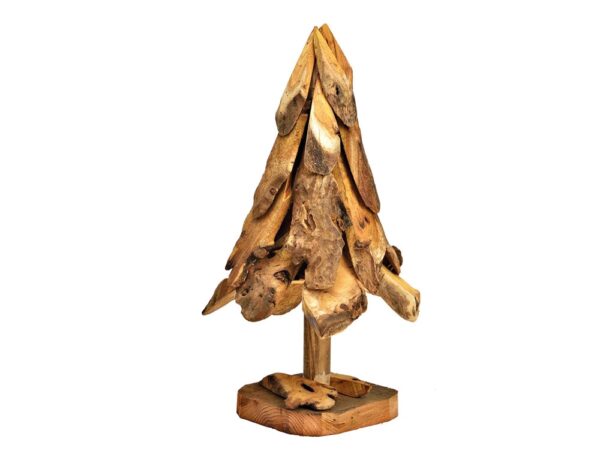 Διακόσμηση & DECO Σε Εορταστικό Πνεΰμα FIR TREE MADE OF WOOD NATURAL (W⁄H⁄D) 22X44X22CM