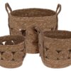 Καλάθια BASKET SET CATTAIL 3 SIZES KR2002170