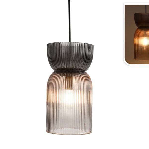 Φωτιστικά Ρεΰματος PENDANT LIGHT 16X26CM GREY HZ1934160