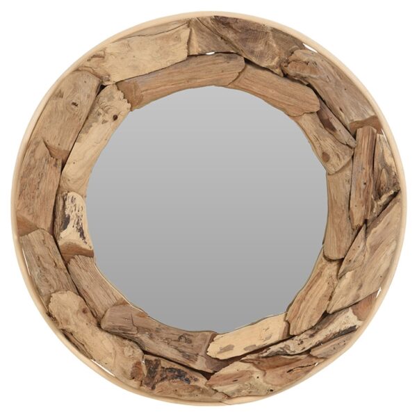 Καθρέπτες MIRROR TEAK ROUND DIA 50CM J11302240