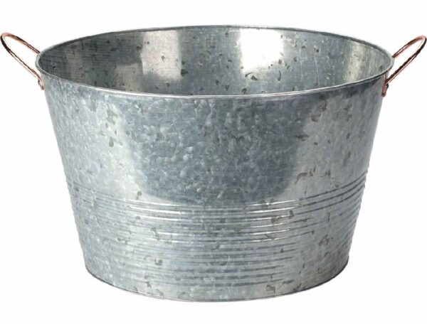 Διακόσμηση & Οργάνωση Μπαλκονιοΰ BUCKET ZINC METAL WITH HANDLES FZ1000830