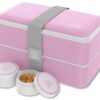 Δοχεία Φαγητοΰ & LUNCH BOX Σετ Φαγητου UMAMI ORIGINAL BENTO BOX WHITE &AMP; BAMB