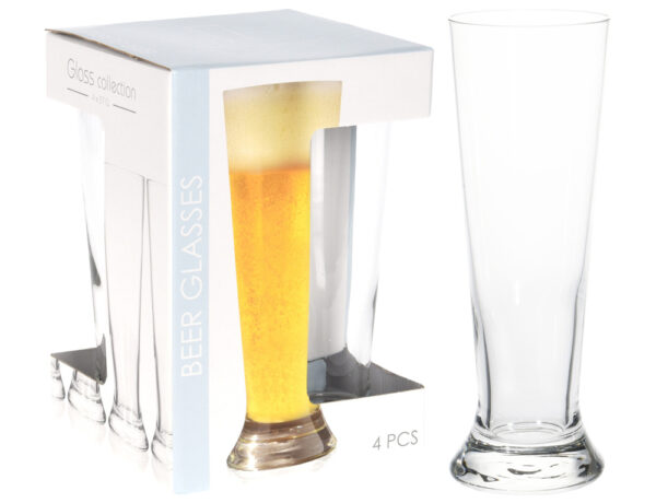 Ποτήρια, Κοΰπες & Κανάτες BEER GLASS 370ML SET 4PCS CC7000340