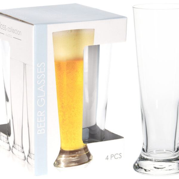 Ποτήρια, Κοΰπες & Κανάτες BEER GLASS 370ML SET 4PCS CC7000340