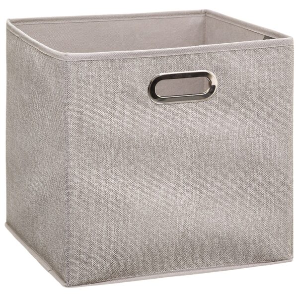 Ραφιέρες & Αποθηκευτικά Κουτιά STORAGE BOX 31X31 BEIGE LINEN 138885G