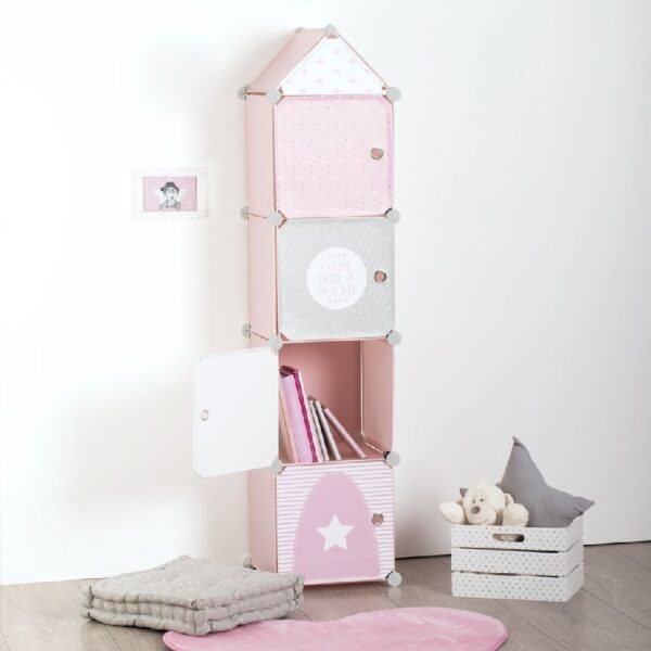 Παιδικό Δωμάτιο & Διακόσμηση PINK STORAGE COLUMN ATMOSPHERA FOR KIDS 127161A