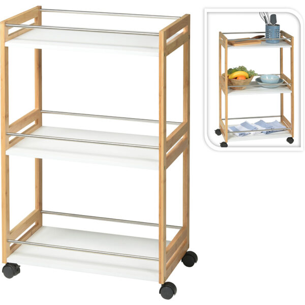 Τρόλεϊ Κουζίνας KOYZ TROLLEY EH BAMBOO 784400100