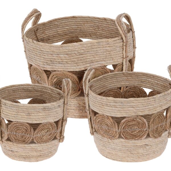 Καλάθια BASKET SET CATTAIL 3 SIZES KR2002230