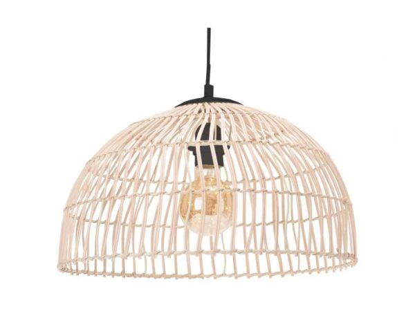 Φωτιστικά Ρεΰματος HANGING LAMP PIAZZA RATTAN 40X22CM HZ1961740