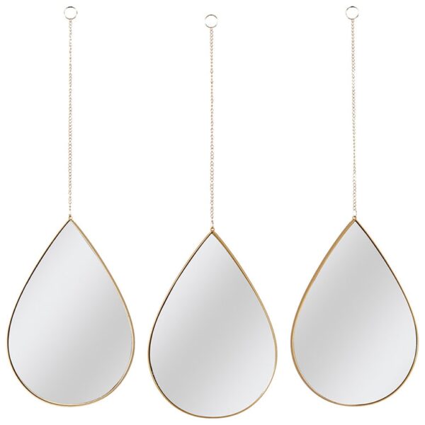 Καθρέπτες MIRROR DECO DROP SUSPENDED GOLD SIXTE X3 HD0108