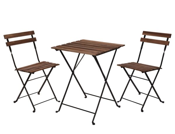 Έπιπλα Κήπου & Βεράντας BISTRO SET BLACK FRAME 3PCS VN3000010