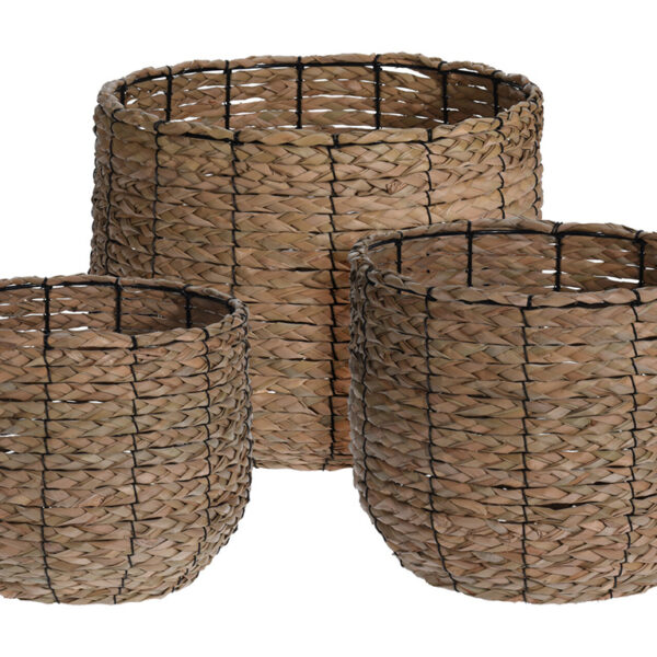 Τεχνητά Φυτά & Κασπώ STORAGE BASKET SET RATTAN 3T NB1300160