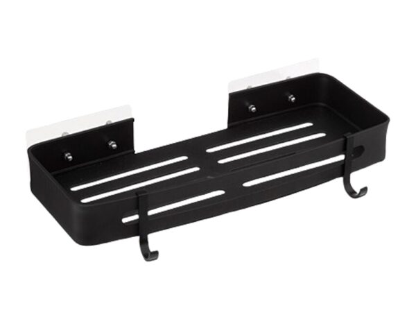 Ραφιέρες Ντουζ BLACK ALU SHELF WITH STICKER 200118