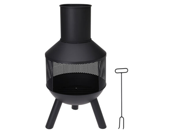 Τζακια Και Εστίες Φωτιάς Βεράντας – Κήπου CHIMNEY FIREPLACE METAL H76CM CM7000220