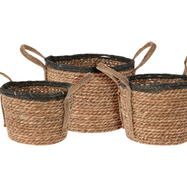 Καλάθια BASKET SET H &AMP; S COLLECTION ROUND 3 SIZES MA100041