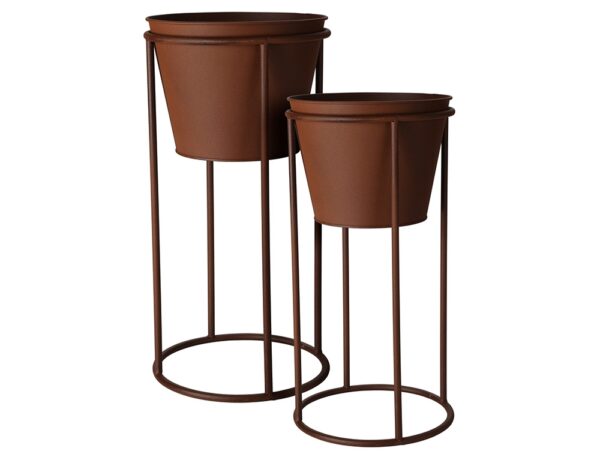 Διακόσμηση & Οργάνωση Μπαλκονιοΰ PLANT HOLDER ON STAND SET 2PCS FZ1000950