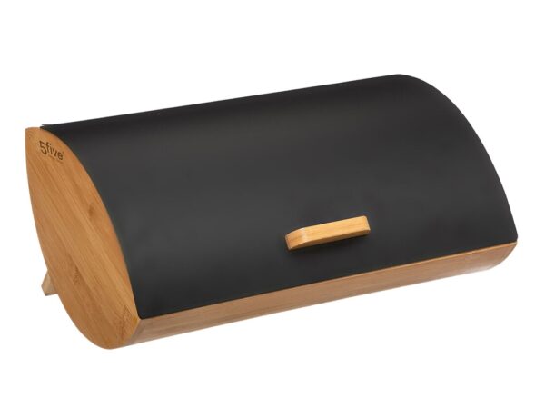 Ψωμιέρες BREAD BOX IRON+BAM BLACKBAMBOO FIVE 169199