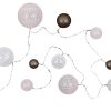 Διακοσμητικές Γιρλάντες LED MULTISIZE BALL STRING LIGHTS BLUEBEIGE 100CM LA102