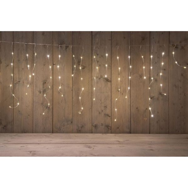 Φωτακια Κουρτινα ICICLE 360LED⁄720X70CM Θερμο Λευκο – 5M Καλωδιο Διαφανες – 72 STRINGS 3⁄5⁄7⁄3⁄5⁄7