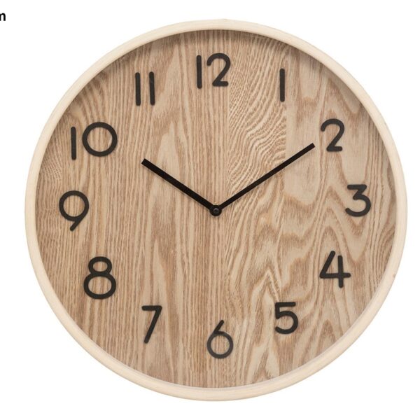 Ρολόγια Εσωτερικοΰ Χώρου WOOD CLOCK IVANA D38 ATMOSPHERA 193109