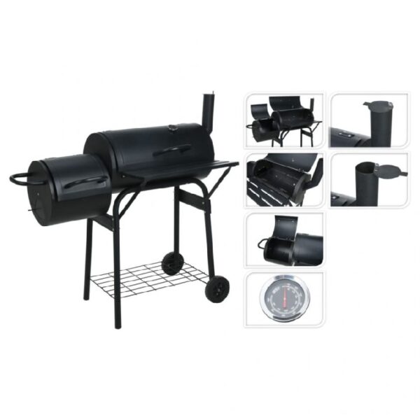 Ψησταριές ΒARBEQUE BBQ LOC SMOKER BLACK C83000100