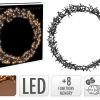 Χριστουγεννιάτικα Φωτεινά Στοιχεία RING 38CM 300LED E. WARM WHITE AX8107000