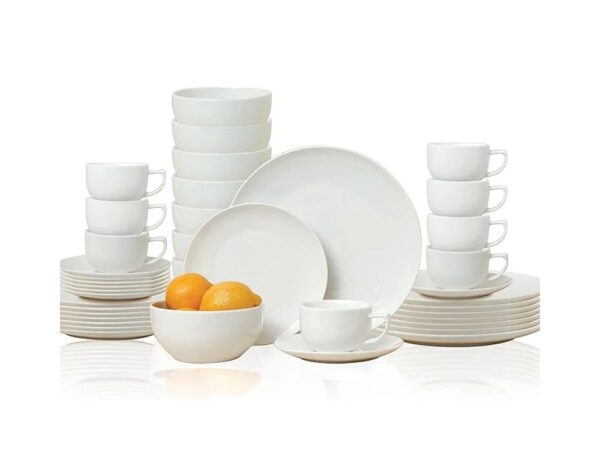 Πιάτα – Σετ Δείπνου⁄καφέ BREAKFAST SET ALPINA 16PCS WHITE SW CB D20