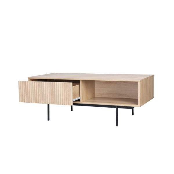 RIGOTE COFFEE TABLE 1συρταρι SONOMA Μαυρο 120x59xH45cm